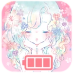 Logo of Battery widget Flowery Kiss android Application 